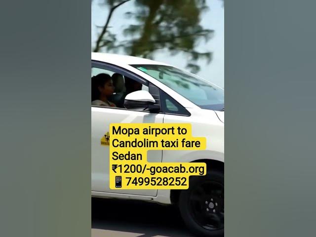 Video thumbnail for Manohar international Airport taxi cab service, Mopa airport 24 hours cab service, Airport prepaid