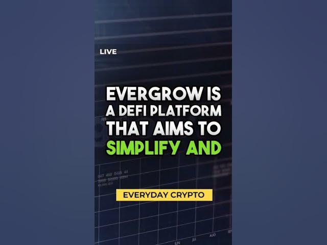Video thumbnail for EverGrow | Crypto Presale #cryptocurrency #crypto #everyday-crypto