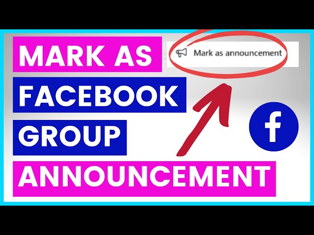 Video thumbnail for How To Mark Posts As Facebook Group Announcements? [in 2025]