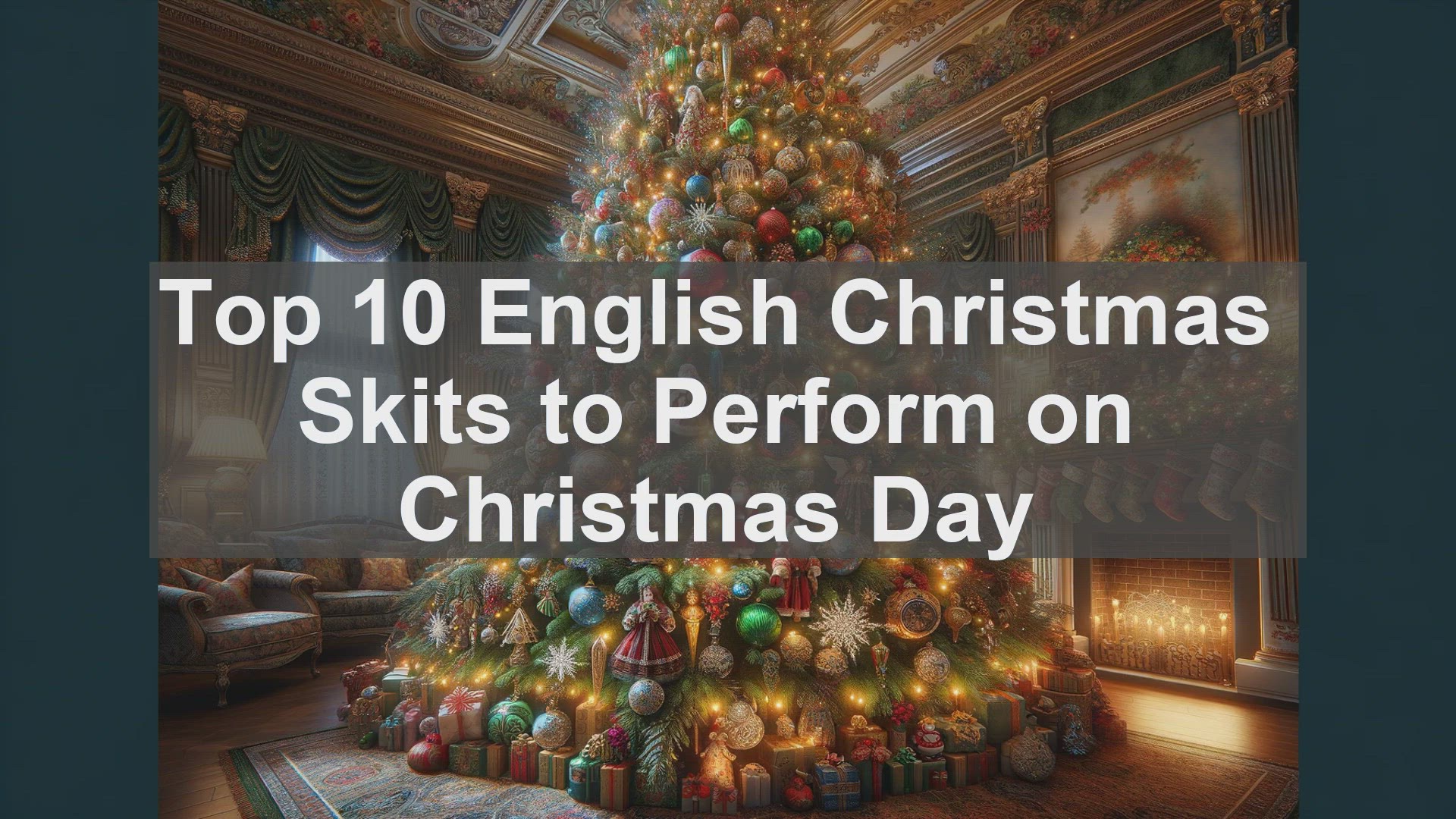 'Video thumbnail for Top 10 English Christmas Skits to Perform on Christmas Day'