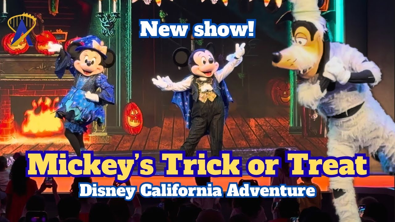 Video thumbnail for Inside the ALL-NEW Mickey's Trick and Treat Show at Disney California Adventure!