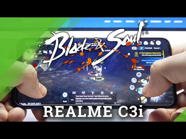 Video thumbnail for Gaming Test of Blade & Soul Revolution on Realme C3i - High Quality Settings