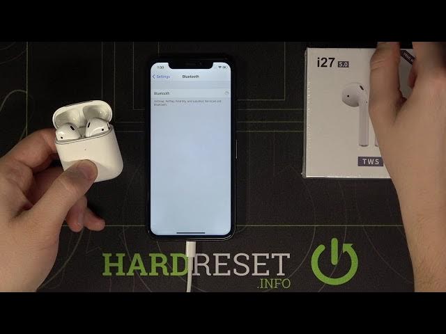 Video thumbnail for How to Connect Fake AirPods to iPhone 11 | TWS i27