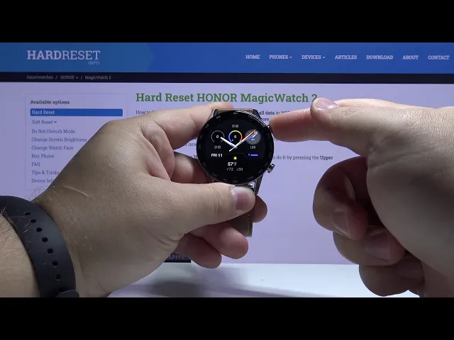 Video thumbnail for How to Force Restart HONOR MagicWatch 2 – Soft Reset