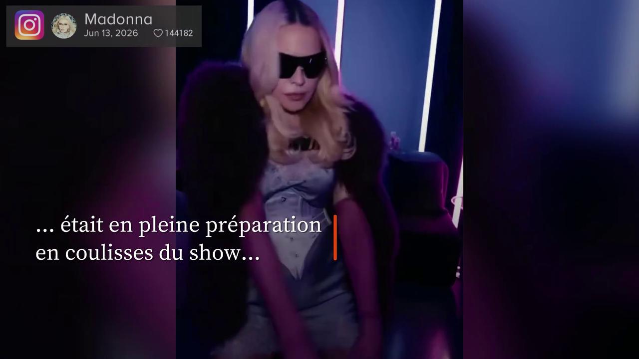 Video thumbnail for Non, Madonna n'était pas dans la loge de Donald Trump à la coupe du Monde.