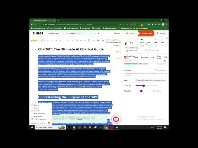 Video thumbnail for How To Write 3000+ Words of SEO Optimized Article In Just 5 mins