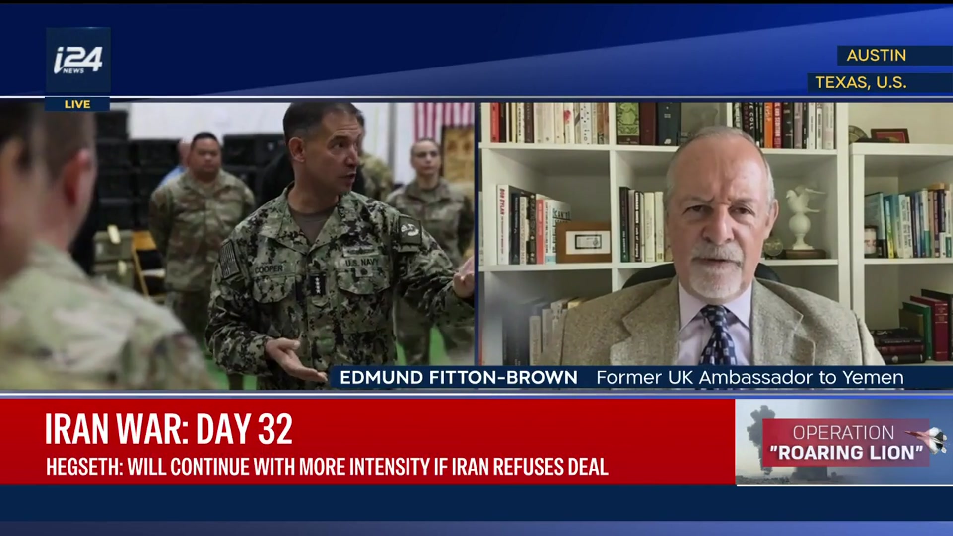 Video thumbnail for US contemplates sending ground forces to open Strait of Hormuz