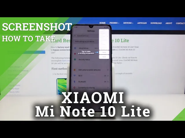 Video thumbnail for Screenshot  XIAOMI Mi Note 10 Lite – Capture Screen