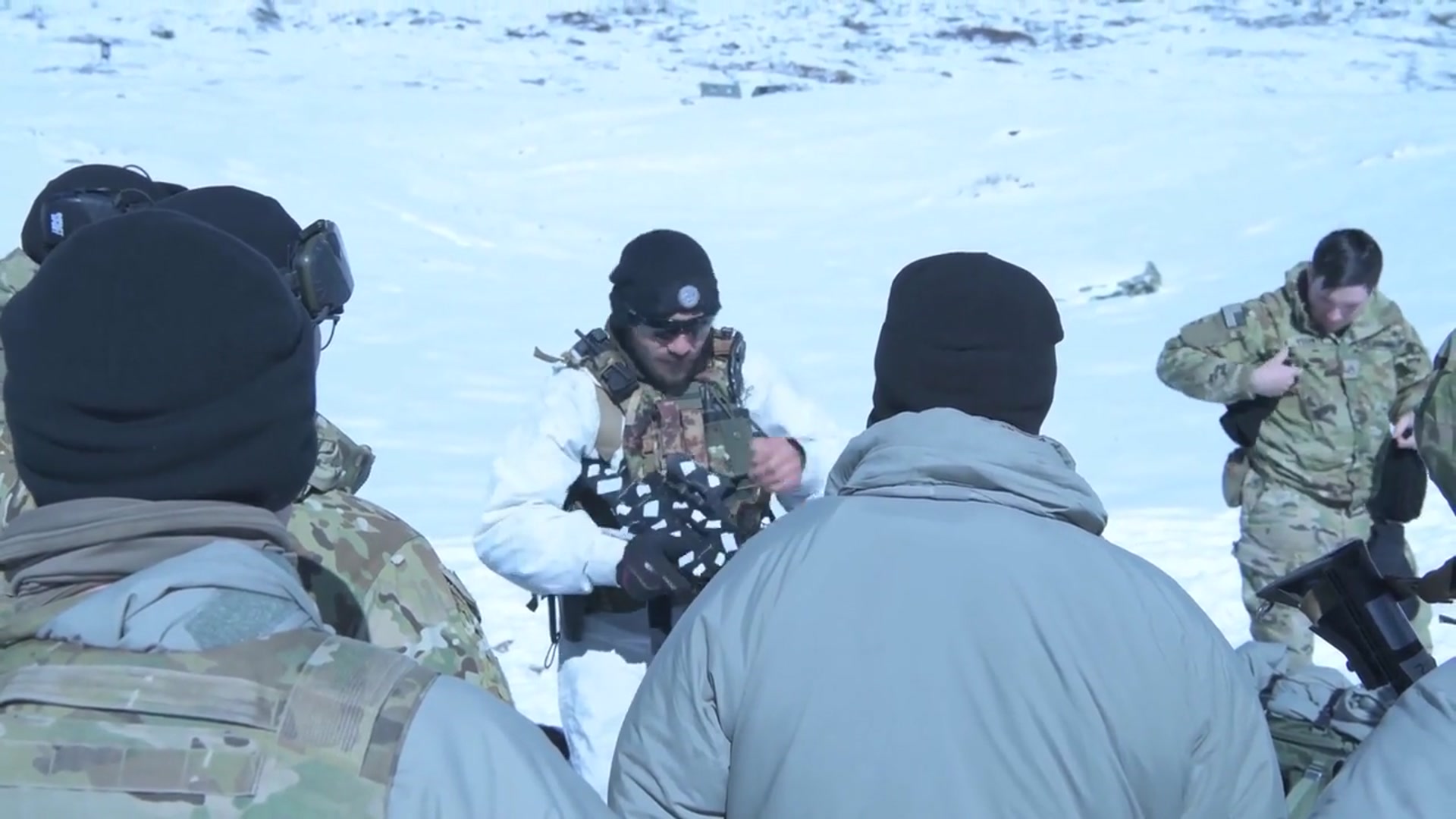 'Video thumbnail for U.S. Army and Italian Soldiers Snow Range (2022)'