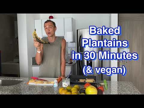 Video thumbnail for Easy Baked Plantains (Vegan & Delicious) in 30 Minutes