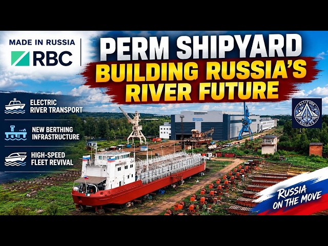 Video thumbnail for Perm Shipyard Leads Russia’s Push for New-Generation River Ships