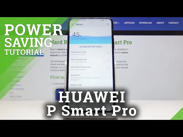 Video thumbnail for How to Use Power Saver in HUAWEI P Smart Pro – Save Battery