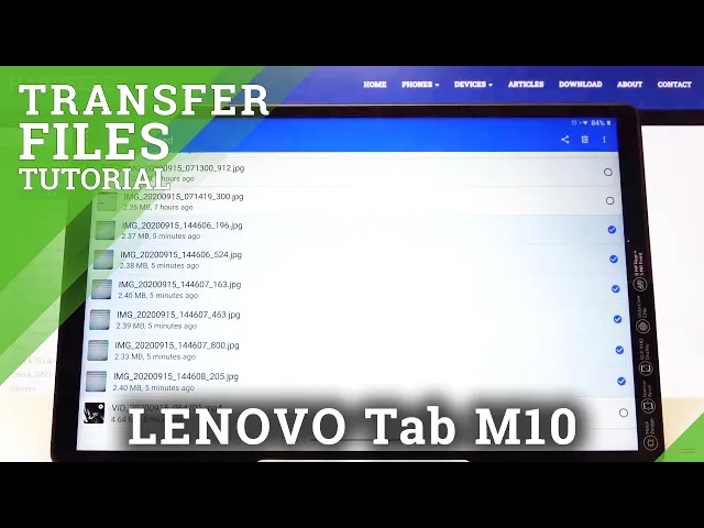 Video thumbnail for How to Transfer Files in LENOVO Tab M10 – Copy Media