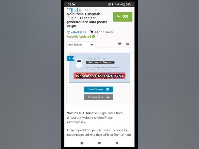 Video thumbnail for WordPress Automatic Plugin - AI content generator and auto poster plugin free #wordpress #plugins
