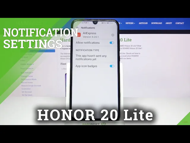 Video thumbnail for Honor 20 Lite - How to Change Notification Settings