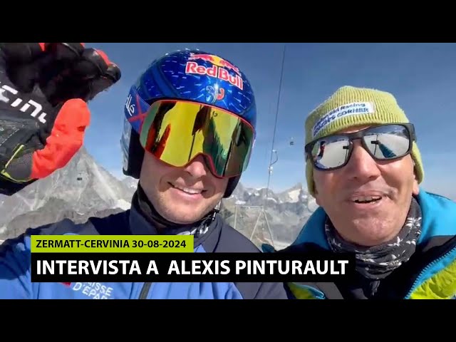Video thumbnail for Alexis Pinturault, intervista sulle ancore del Plateau Rosà