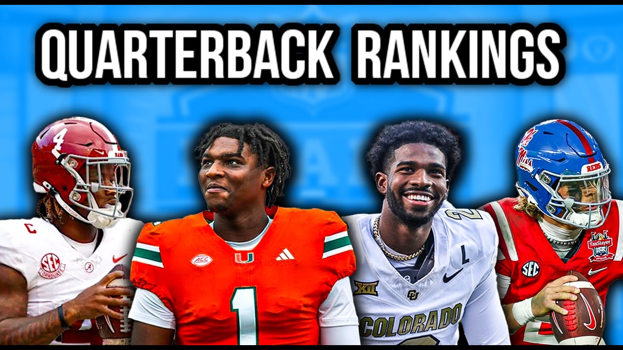 Video thumbnail for Quarterback Rankings For The 2025 NFL Draft Ft @ThatFranchiseGuy