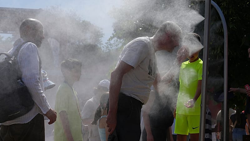 Video thumbnail for Western Europe swelters as late May heat dome shatters records