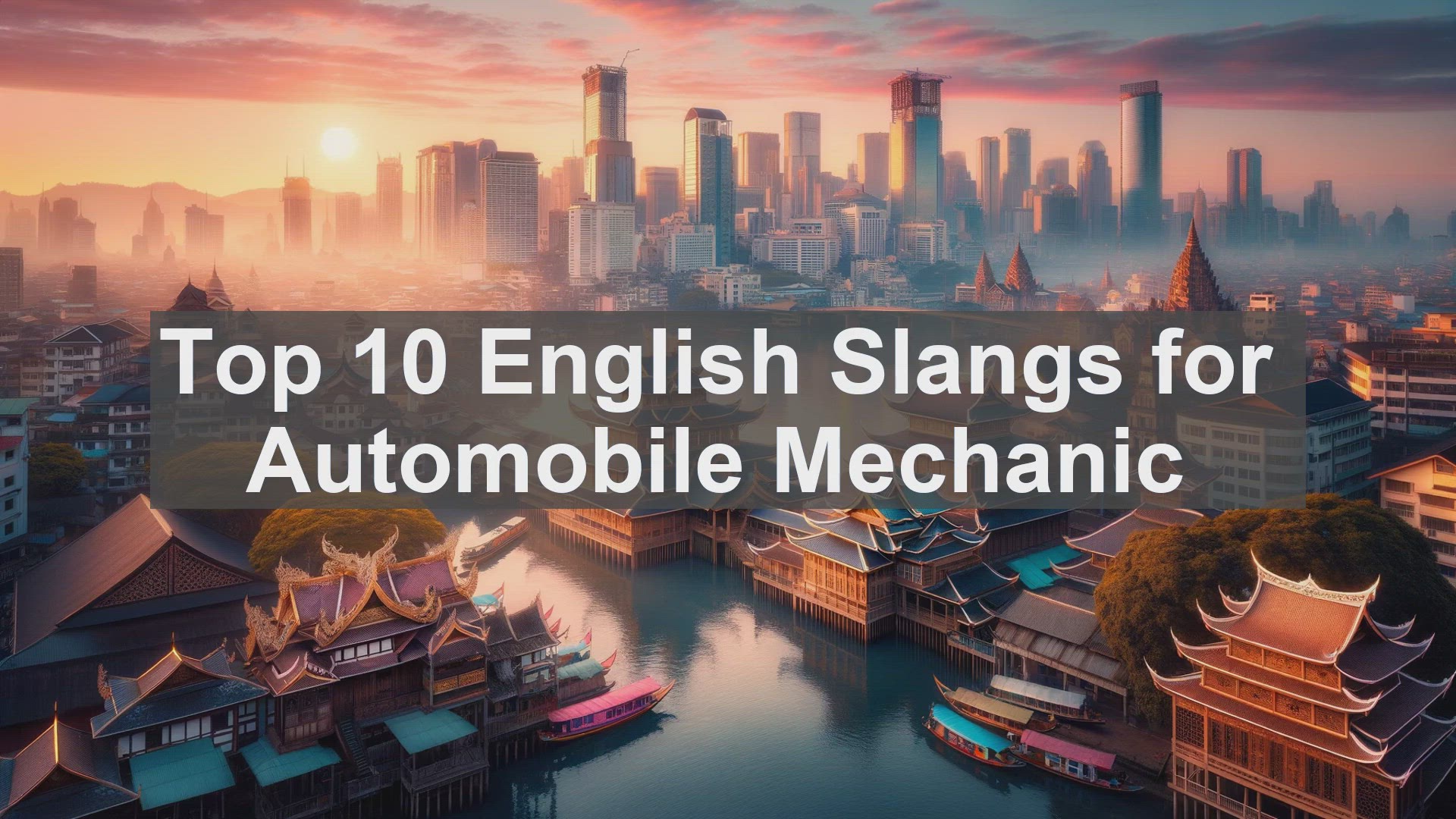 'Video thumbnail for Top 10 English Slangs for Automobile Mechanic'