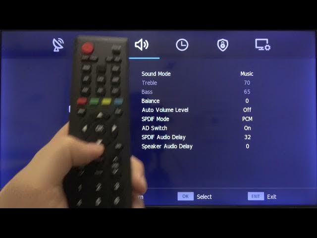 Video thumbnail for HiSense LED TV (H40BE5000) - Change Sound Mode