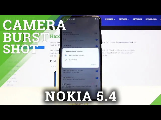 Video thumbnail for Nokia 5.4 - How to Take Burst Shot