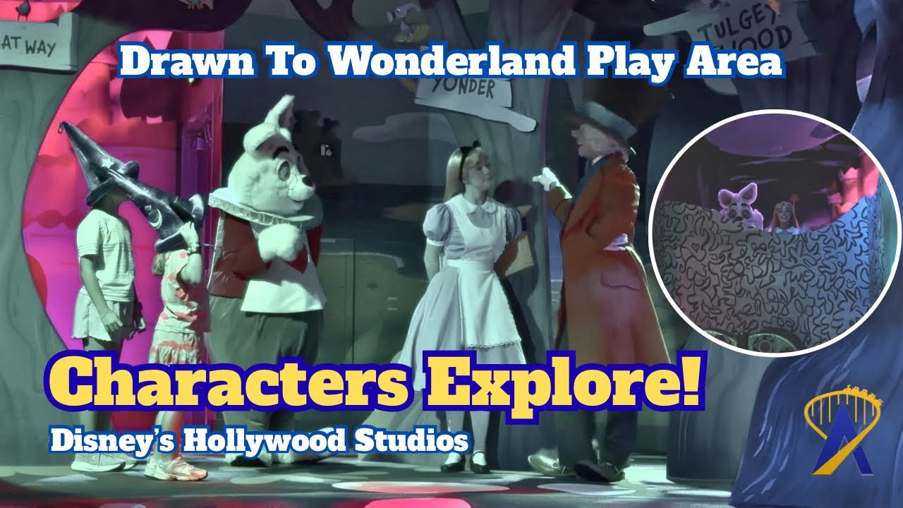 Video thumbnail for Alice in Wonderland Characters Play in NEW Magic of Animation Area!