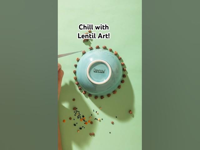 Video thumbnail for Get creative with Lentil Art! #creativeart #creativeideas #foodart #lentilart #chillvibes