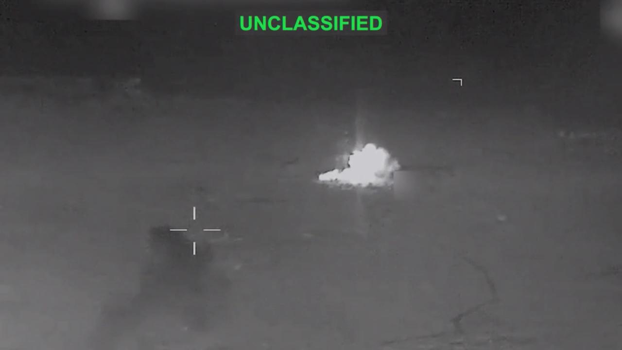 Video thumbnail for D.C.: U.S. completed new round of strikes against Iran, hitting over 80 targets -- Central Command.