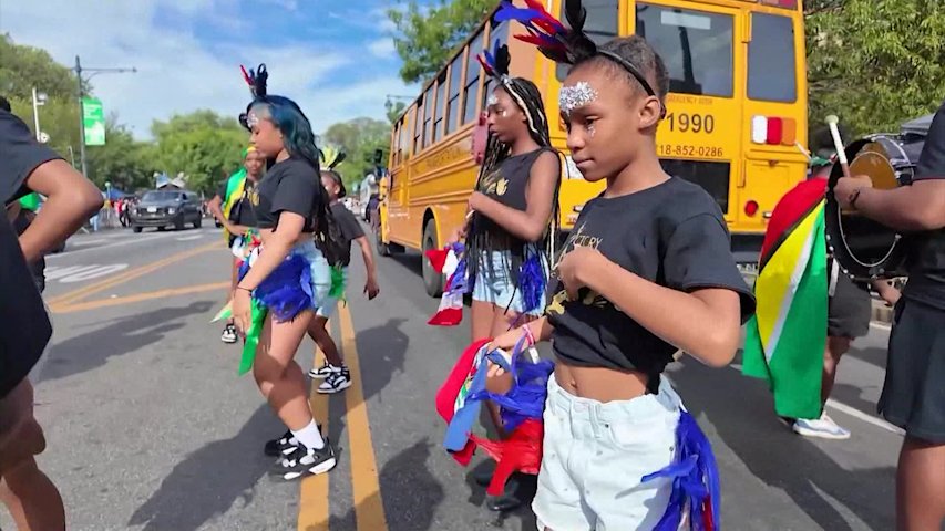 Video thumbnail for NYPD increases security ahead of West Indian Day celebrations in Brooklyn