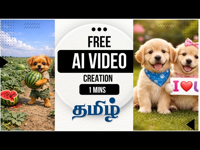 Video thumbnail for Best Free AI Video Generator for Tamil Content Creators