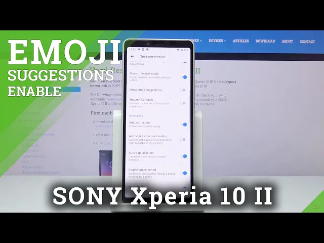 Video thumbnail for How to Show Emoji Suggestions in SONY Xperia 10 II – Predictive Emoji