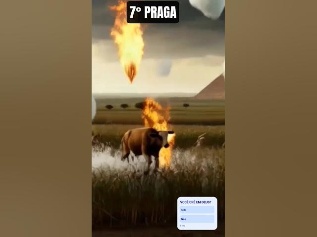 Video thumbnail for SÉTIMA PRAGA DO EGITO / CHUVA DE GRANIZO E FOGO #shorts