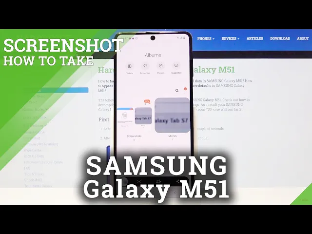 Video thumbnail for How to Grab Screen in SAMSUNG Galaxy M51 – Take Screenshot