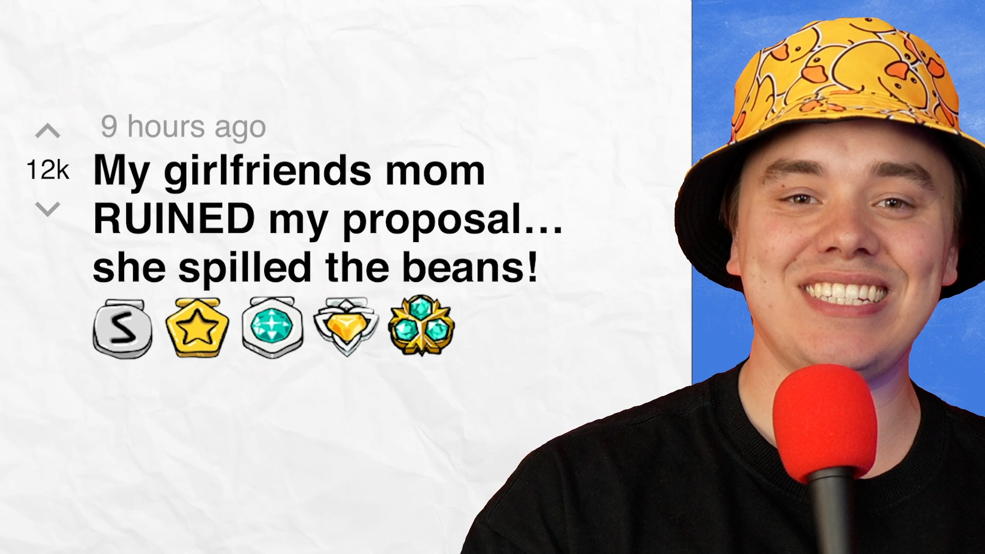 Video thumbnail for My girlfriends mom RUINED my proposal… she spilled the beans! - r/amioverreacting | Reddit Stories