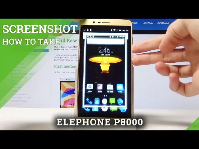 Video thumbnail for How to Capture Screen in ELEPHONE P8000 - Take Screenshot Tutorial