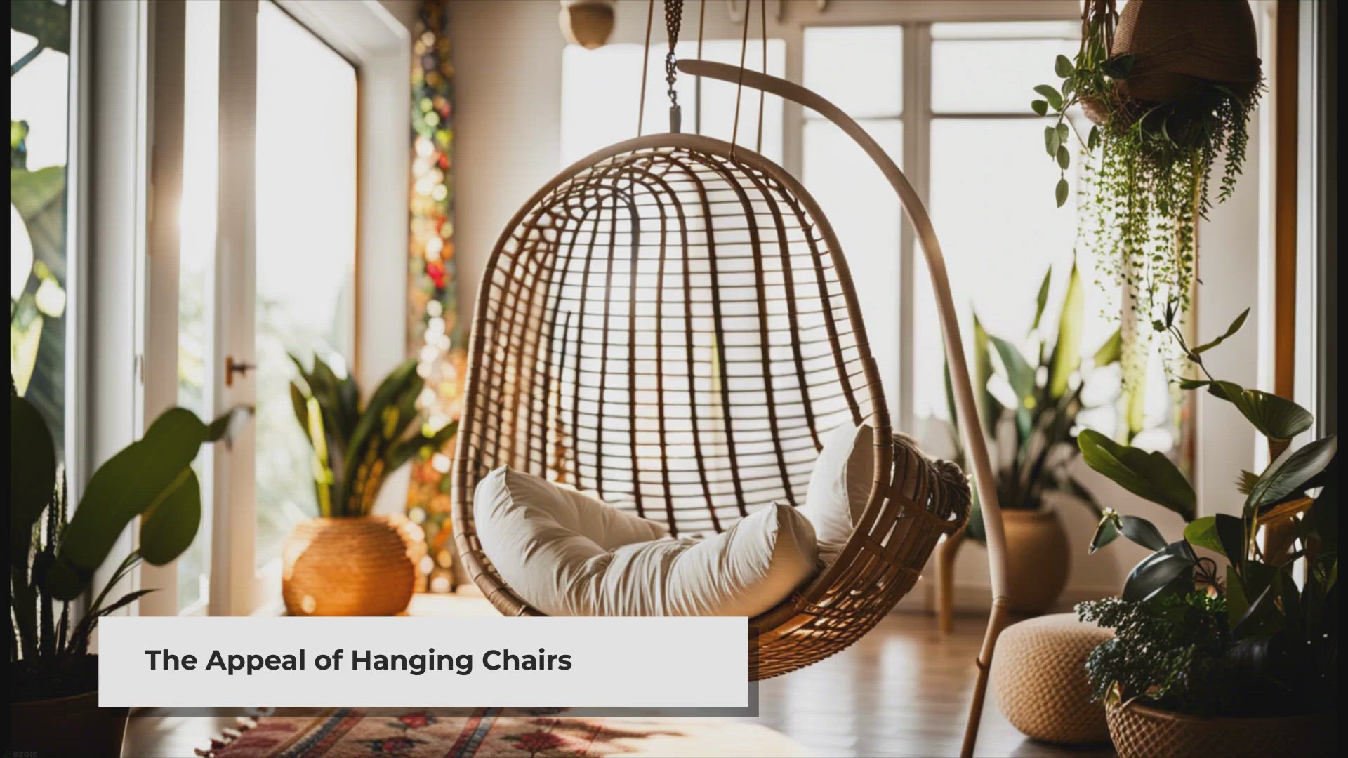 'Video thumbnail for Hanging a Chair From the Ceiling: Secure and Safe Installation Guide'