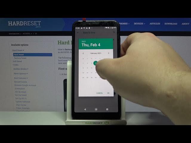 Video thumbnail for How to Change Date and Time on ALCATEL 1S – Set Up Date and Time