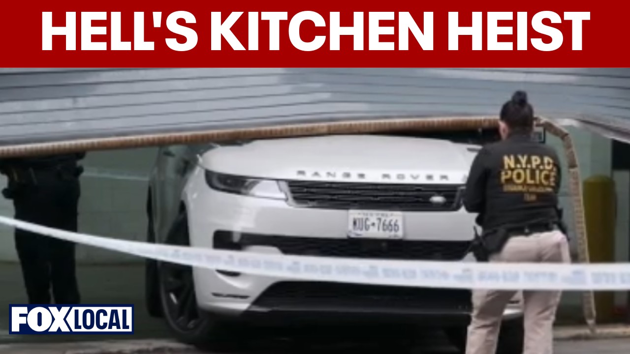 Video thumbnail for Thieves target luxury cars in Hell's Kitchen garage, 1 crashes nearby
