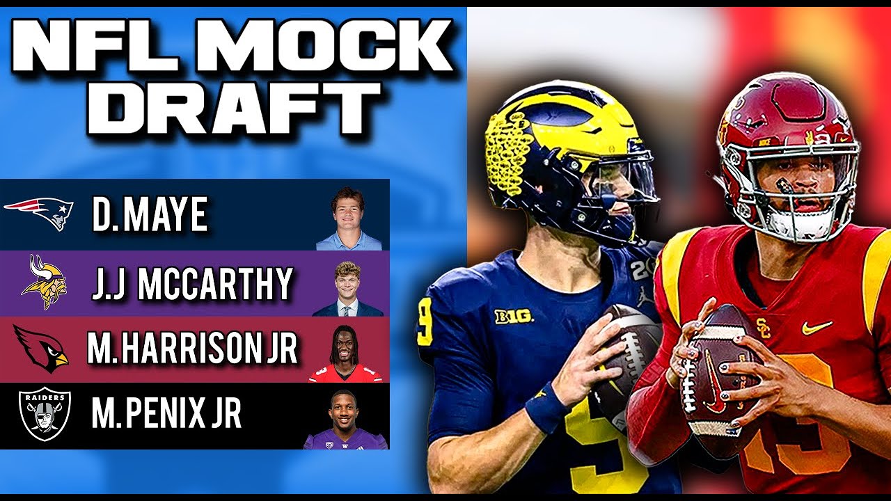 Video thumbnail for 2024 NFL Mock Draft | SEVEN Round Mock Draft Reaction