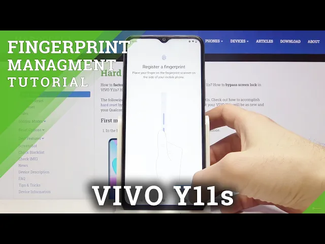 Video thumbnail for How to Add Fingerprint to VIVO Y11s – Set Screen Lock Method