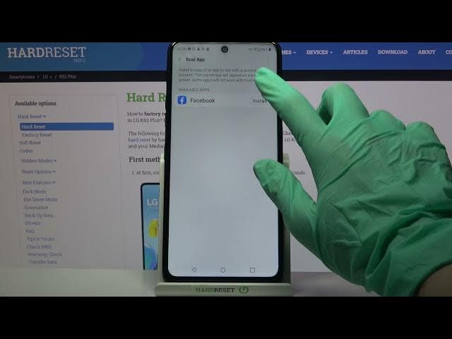 Video thumbnail for How to Clone Apps in LG K62 Plus – Duplicate Applications