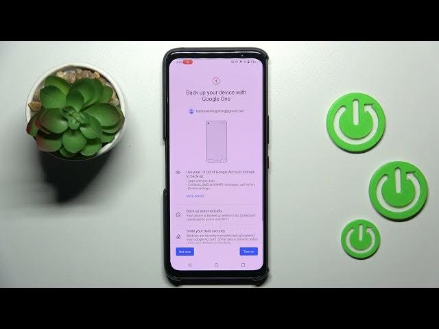 Video thumbnail for How to Set Up Google Backup on ASUS ROG Phone 7 - Backing Up Data to Google One