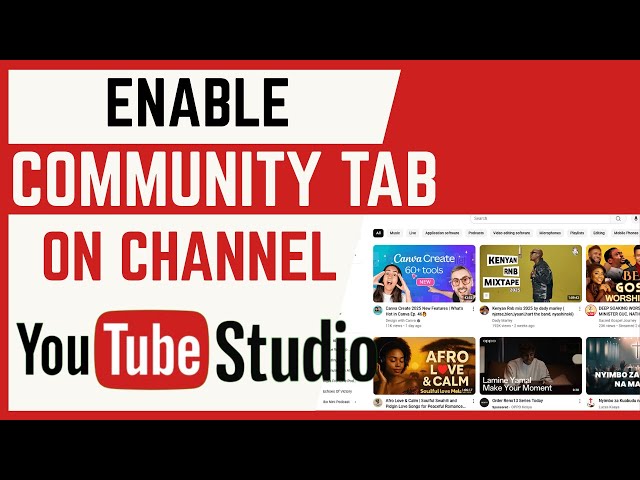 Video thumbnail for How To Enable Community Tab On YouTube Channel