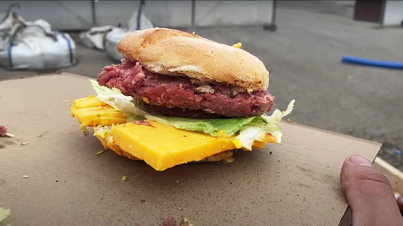 Video thumbnail for DIY Chainsaw Grill: Smoked Hamburger Recipe