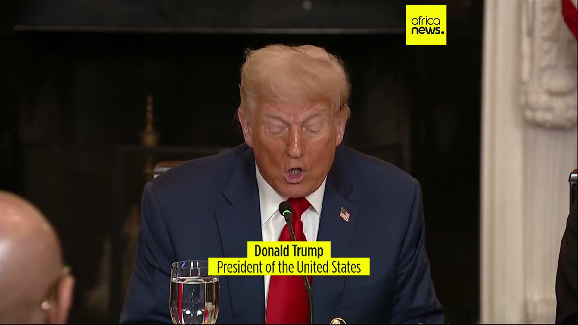 'Video thumbnail for "Great economic potential in Africa": five African leaders have lunch with Trump'