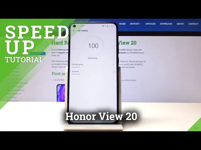 Video thumbnail for How to Speed Up HUAWEI Honor View 20 - Optimization Process