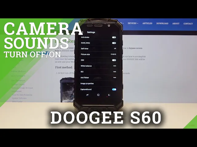 Video thumbnail for How to Disable Camera Sounds in Doogee S60 – Mute Camera Sounds Effects