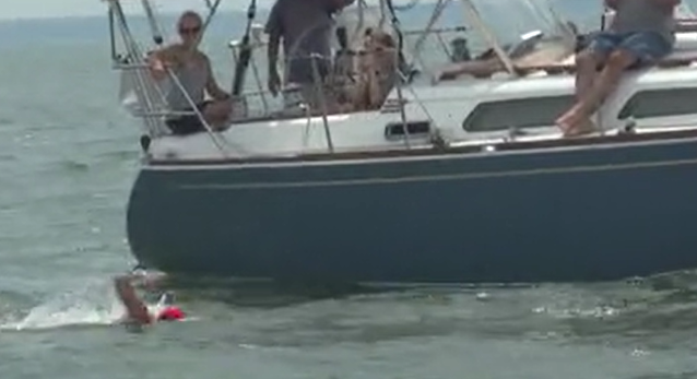 Video thumbnail for Main Street Connecticut: 39th annual Swim Across the Sound