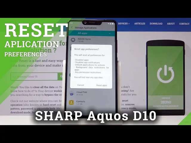 Video thumbnail for How to Reset App Preferences in Sharp D10 - Restore Origin App Settings