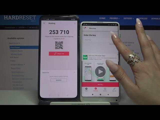 Video thumbnail for How to Transfer Data from Android to Xiaomi Mi Mix 2S – Send Anywhere App
